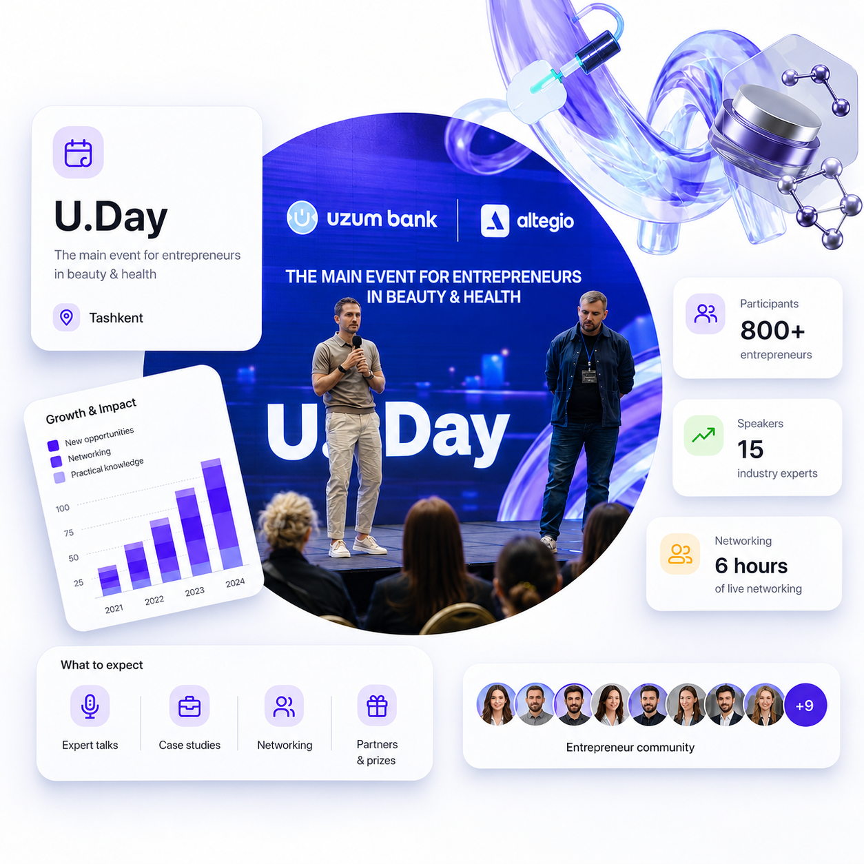 U.Day — joint Altegio × Uzum offline event